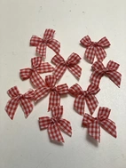 Molly rosetter Röd-vit rutiga