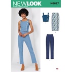 New Look 6627 - Top Byxa Kjol - Dam