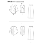 New Look 6625 - Top Byxa - Dam