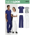 New Look 6876 - Byxa Top - Dam Herr