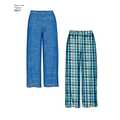 New Look 6847 - Byxa Shorts Top Pyjamas