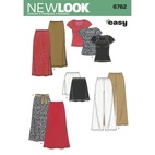 New Look 6762 - Top Byxa Kjol - Dam