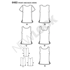 New Look 6483 - Top - Dam