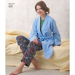 New Look 6233 - Top Byxa Pyjamas - Dam Herr