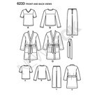 New Look 6233 - Top Byxa Pyjamas - Dam Herr