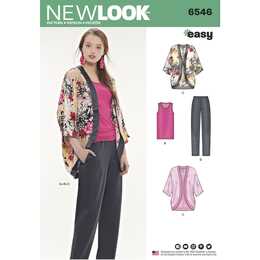 New Look 6546 - Jacka Top Byxa - Dam