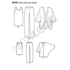 New Look 6546 - Jacka Top Byxa - Dam