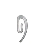 Rynkbandskrok, kraftig, 20 st, - Hasta