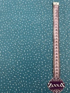 Trikåtyg Strössel turkos