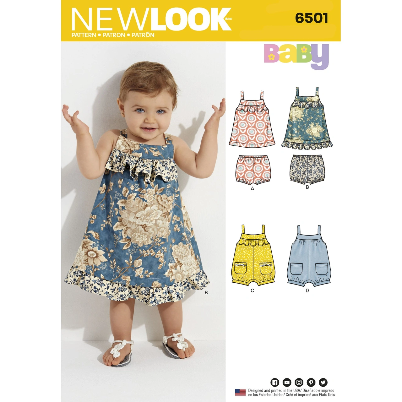 New Look 6501 - Klännning - Baby