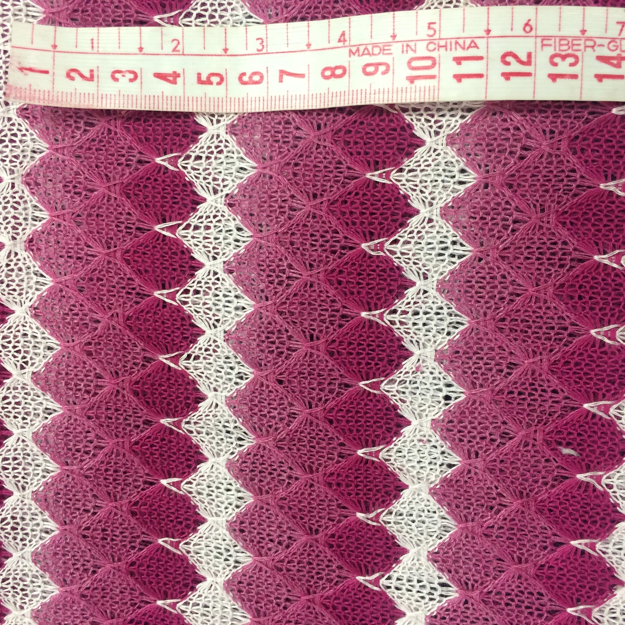 Checker Jersey Cerise