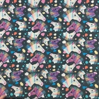 Trikåtyg Colorsplash Zebra