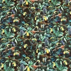 Tucan in djungel - Trikåtyg