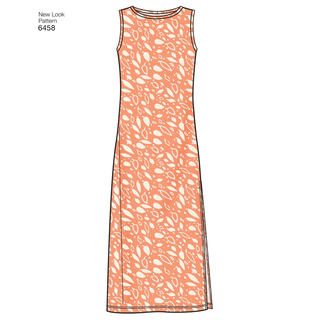 New Look 6458 - Klännning Byxa Kjol Skjorta Top - Dam