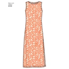 New Look 6458 - Klännning Byxa Kjol Skjorta Top - Dam