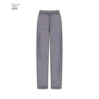 New Look 6458 - Klännning Byxa Kjol Skjorta Top - Dam