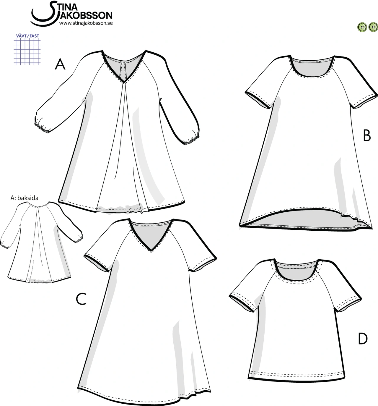 Amanda* tunika 48-60