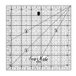 Quiltlinjal 16 x 16 cm