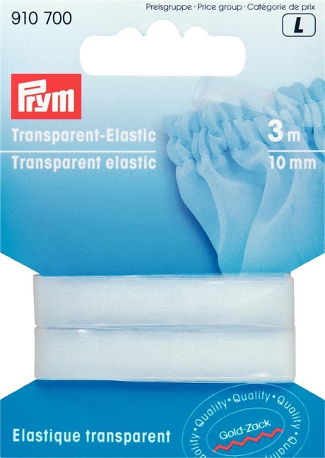 Transparent resårband 10mm, 3M - Framilon
