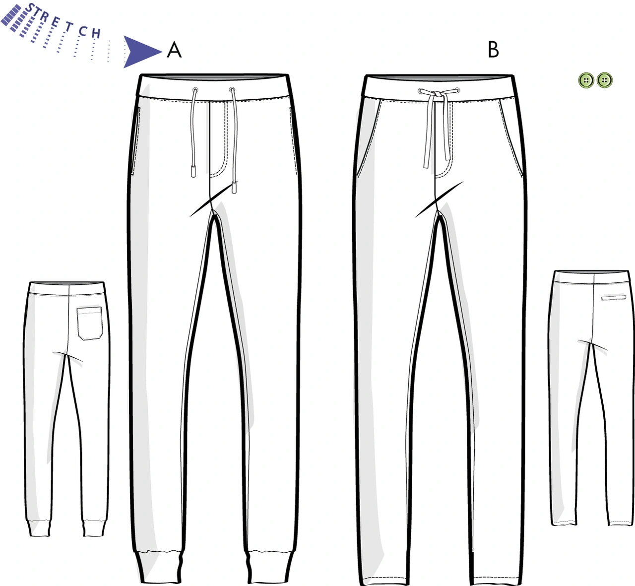 Sweatpants Sander, 2V18,  XS - 2XL