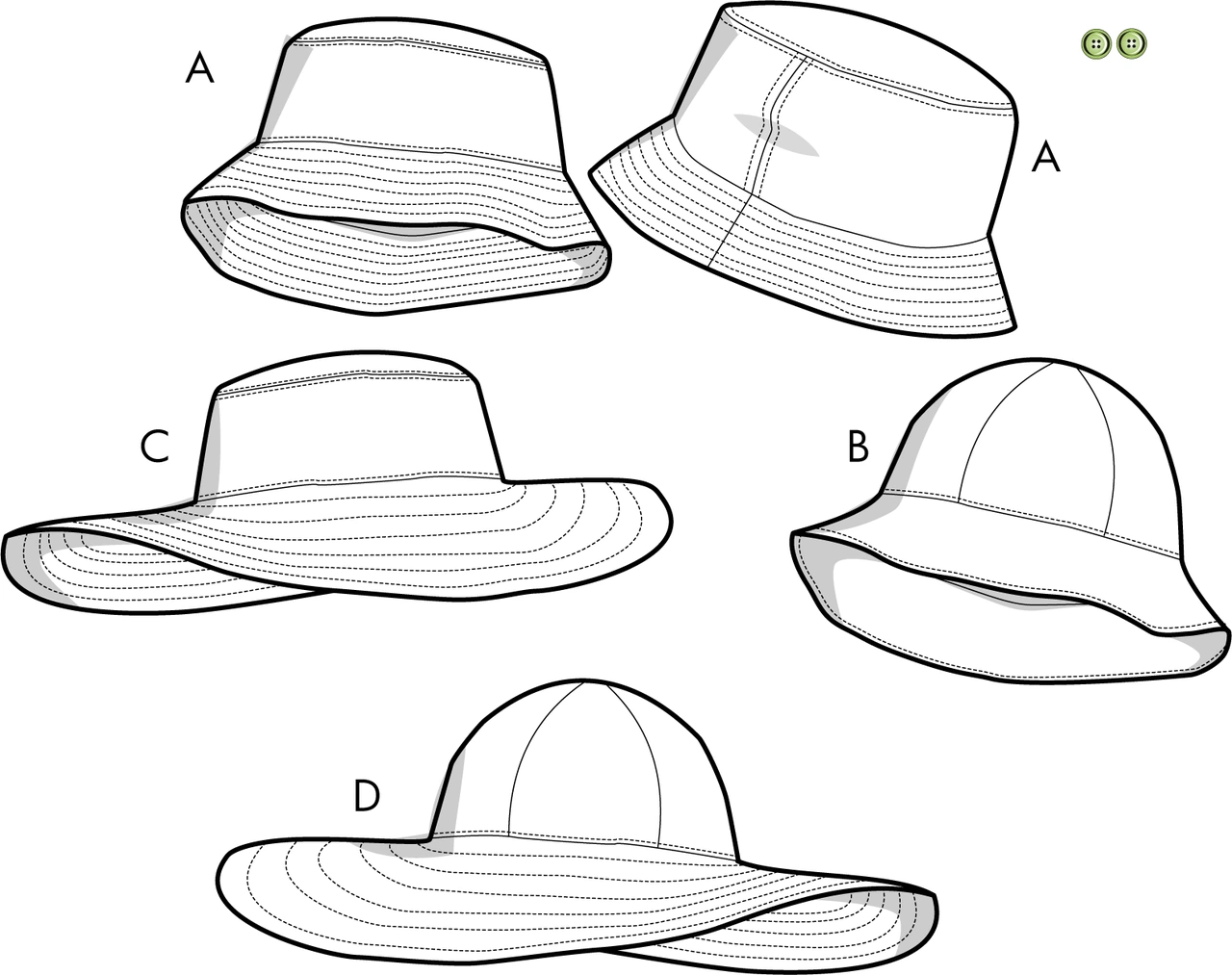 Hattar Sommar, XS - L