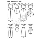 New Look 6444 - Klännning Jumpsuit - Flicka