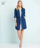 New Look 6449 - Klännning Skjorta - Dam