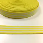 Gul/vit randig - resår