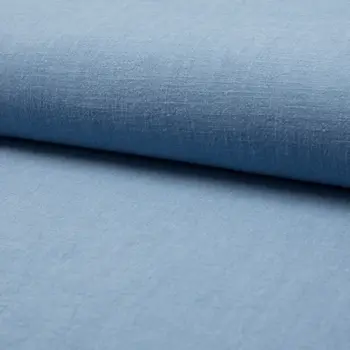 Ljusblå jeans - Stentvättat linne