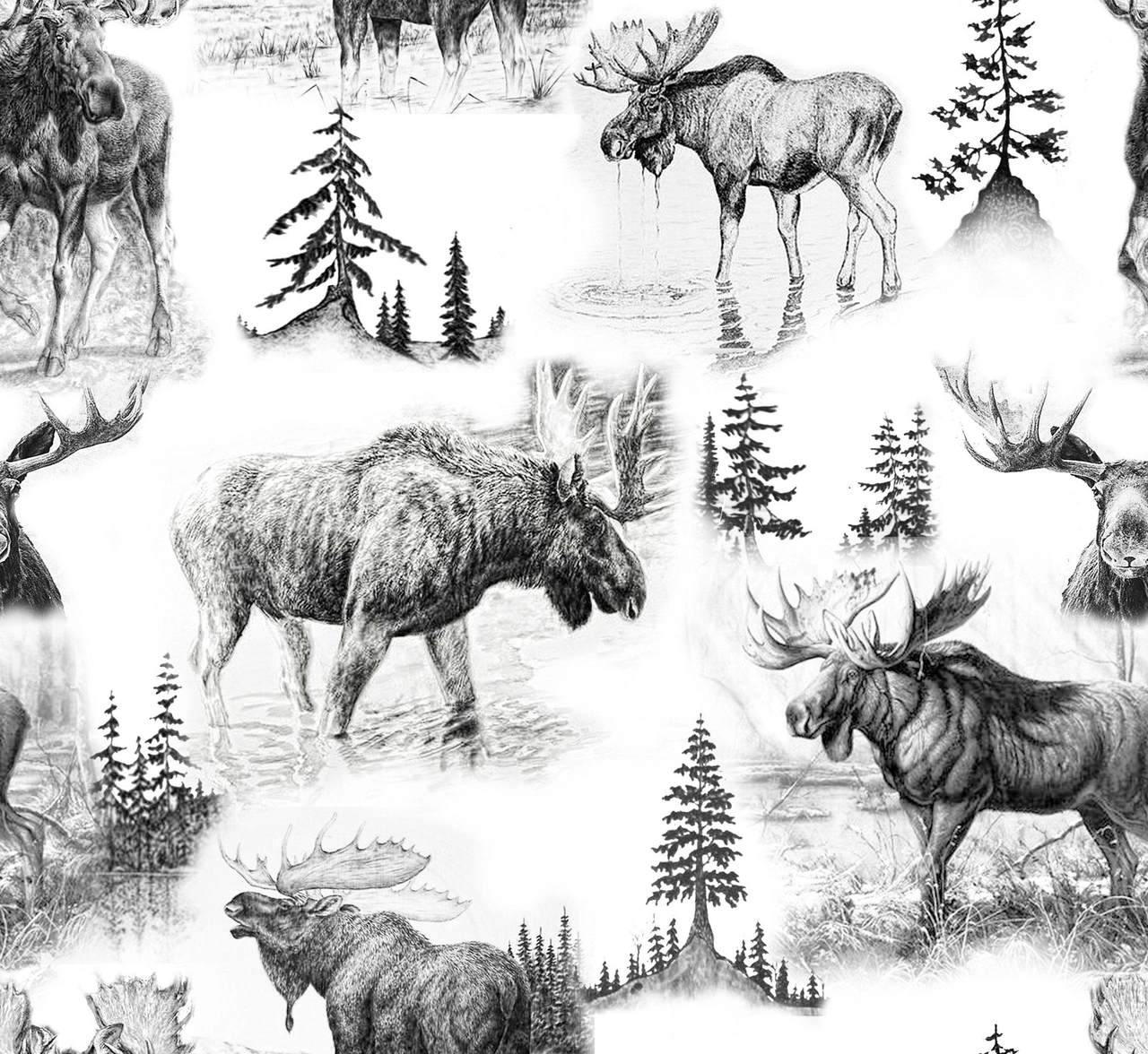 Elks - Möbeltyg