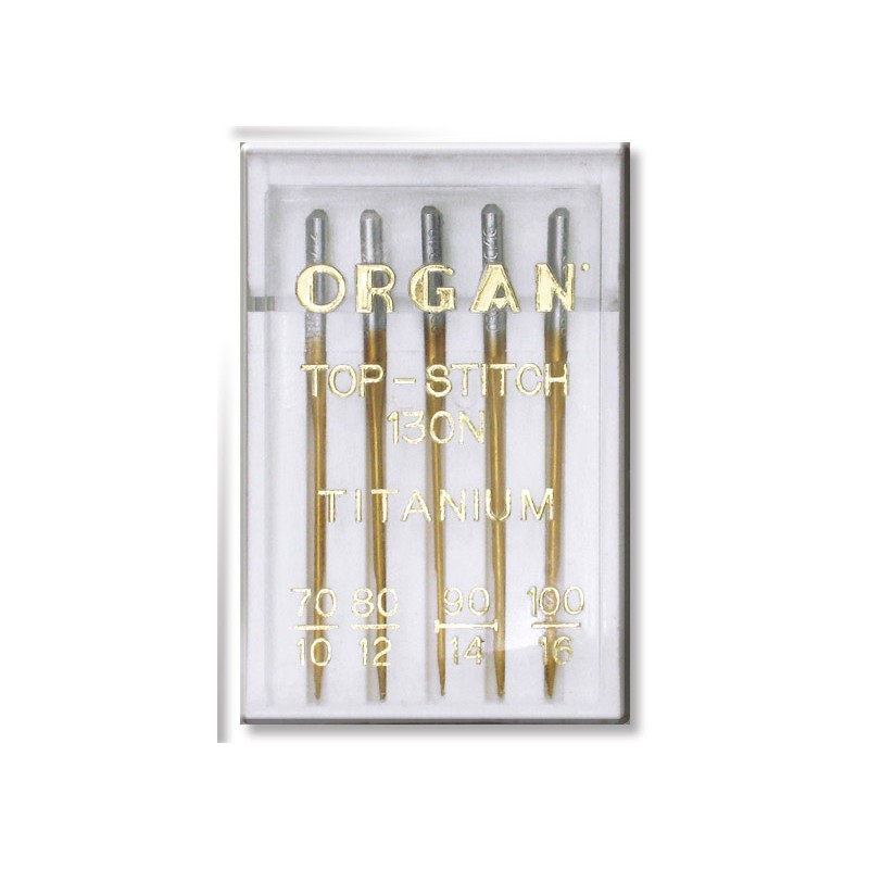 Top Stitch 70-100, 5-pack -  Organ Symaskinsnål