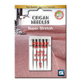 Super Stretch HAx1SP 90, 5-pack - Organ Symaskinsnål