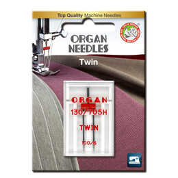 Tvilling nål  6,0mm 100 , 1-pack - Organ Symaskinsnål