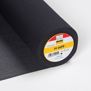 H609 svart,  elastiskt