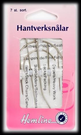 Hantverksnålar 7 ST. SORT.