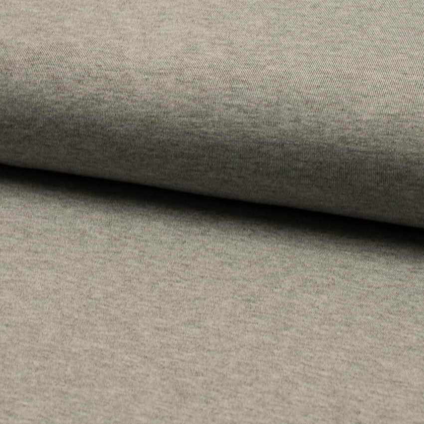 Grey melange  - Viscose jersey