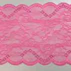 Pink - Stretch spets, bred