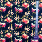 Fuchsia, Viskosjersey - Zelected By ZannaZ