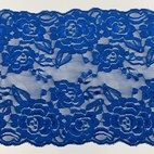 Kornblå - Stretch Spets