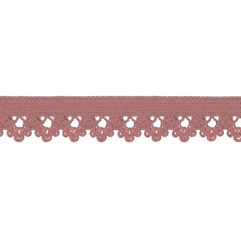 Old Rose - Stretch Lace Elastic
