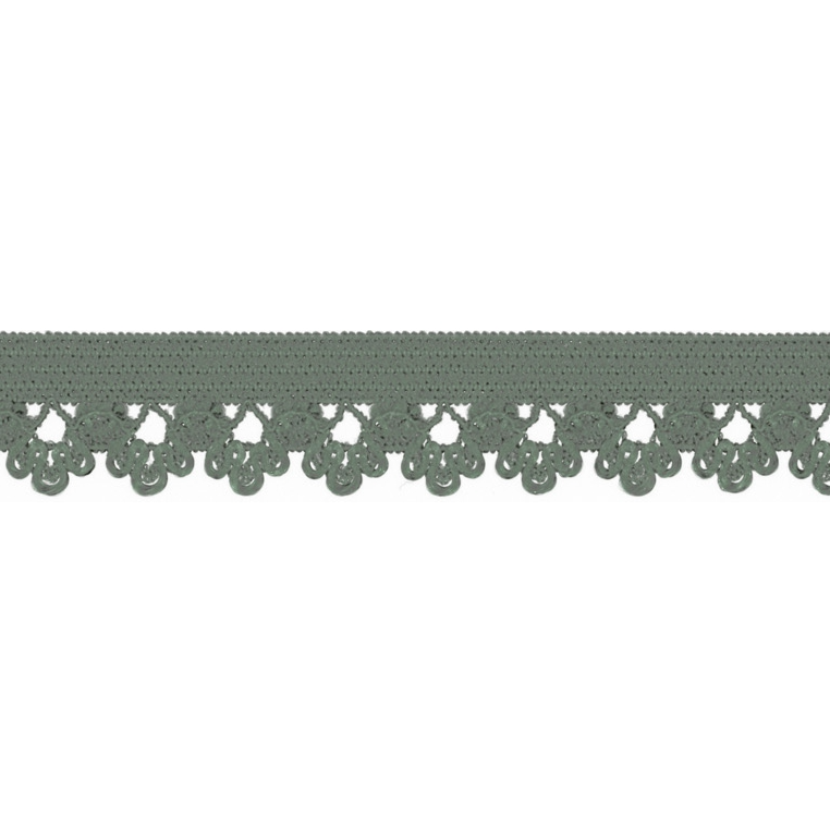 Dusty green - Stretch Spets / Resår
