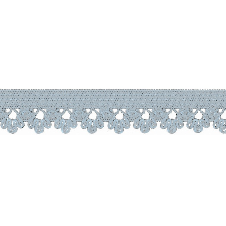 Baby blue- Stretch Spets  Resår