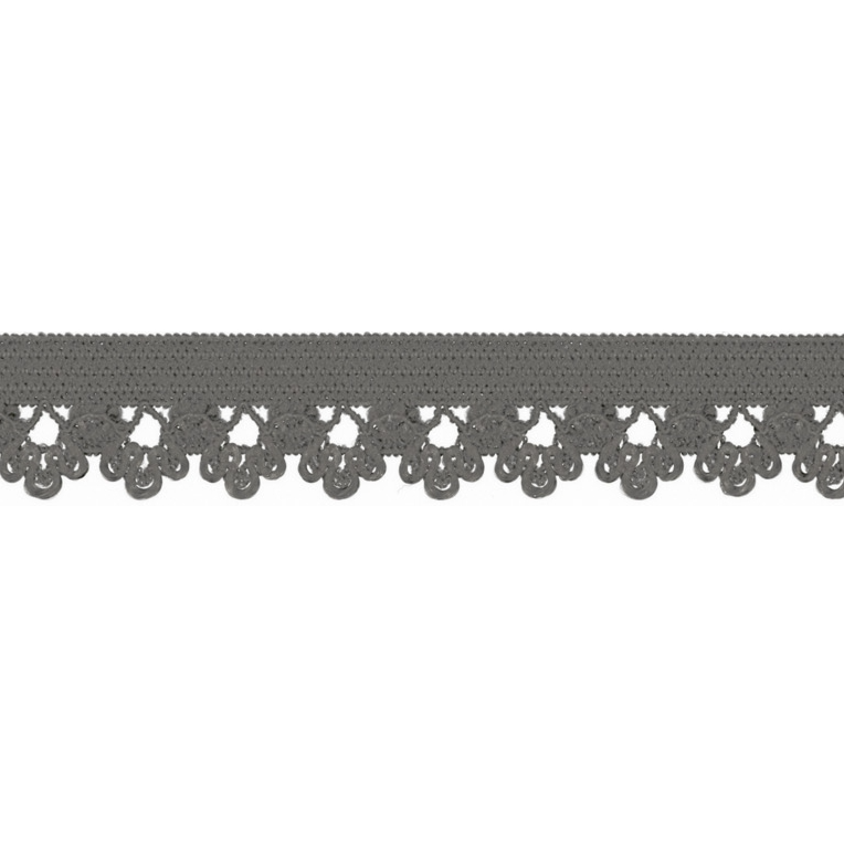 Grey - Stretch Spets  Resår