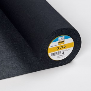 Hitex, light - H740, Svart  - Vlieseline vävt