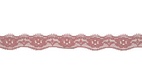 20mm Old Rose - Elastisk spets