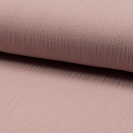 Enfärgad Muslin tyg New Dusty Rose