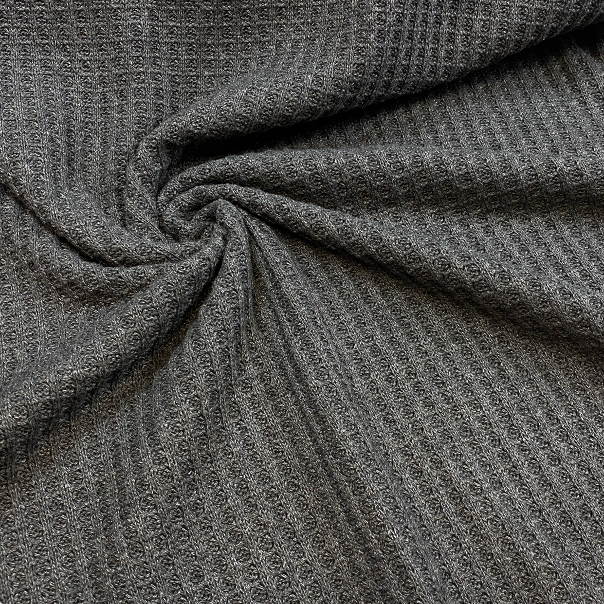 Waffel knit - DK Grey melange