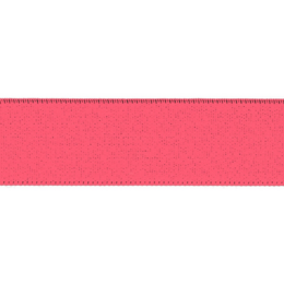 Resår, 25mm - Neon rosa