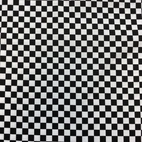 Black/white square, small - Jersey fabric