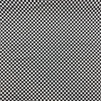 Black/white square, small - Jersey fabric